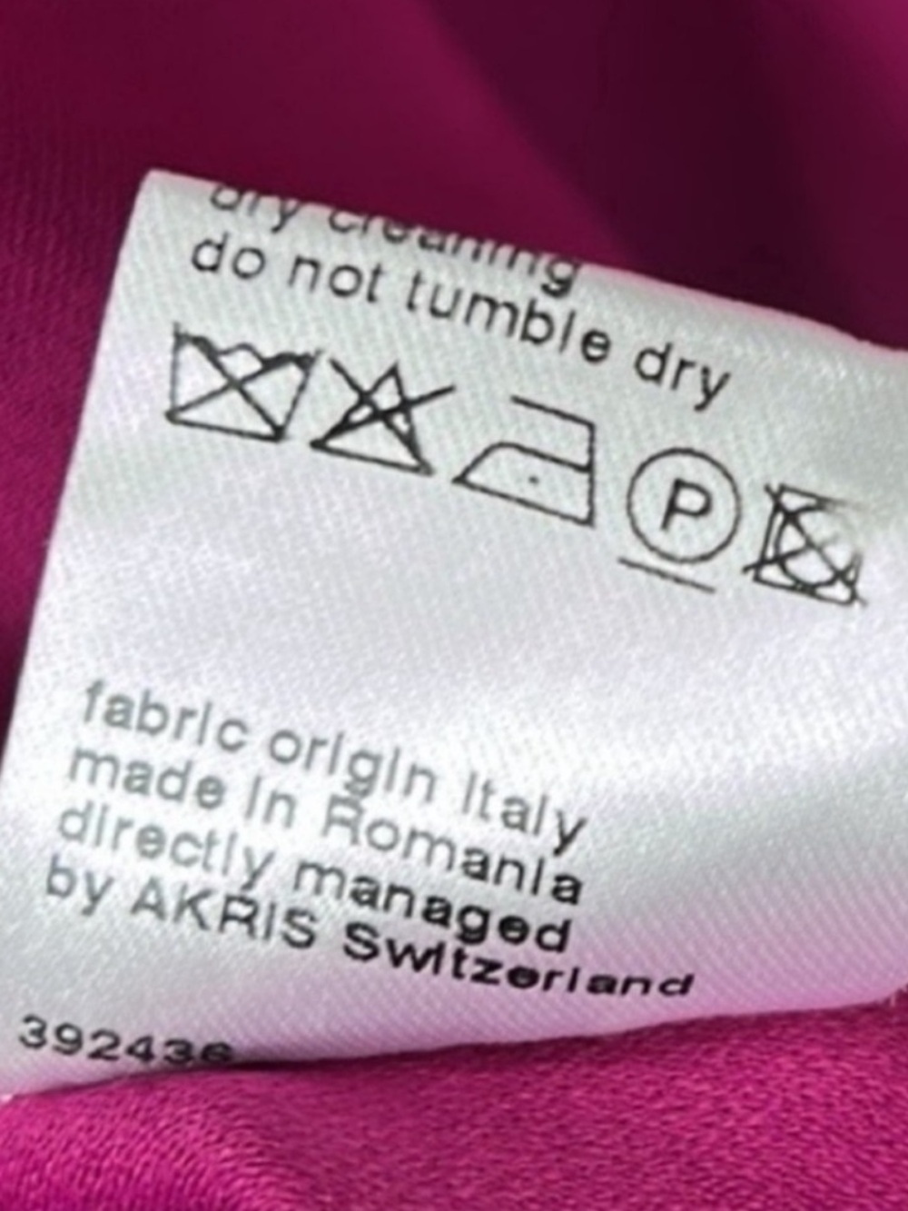 Akris Punto Long-sleeve Keyhole Blouse quiet luxury career in Pink size 10 EUC - Picture 9 of 9